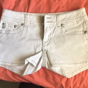 Miss me white shorts